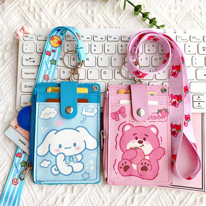 学生校园卡挂颈饭卡幼儿园接送卡套挂绳公交卡工作证卡包厂牌套