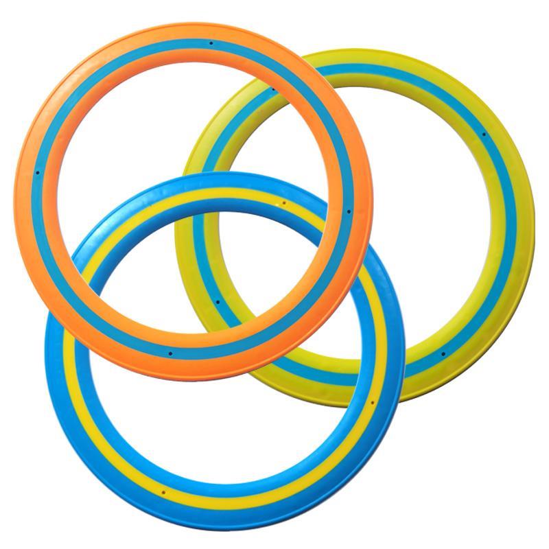 儿童户外运动飞盘安全软胶环型圆环宠物飞盘游戏狗狗玩具圆形飞碟