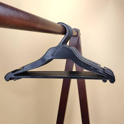 日本服装410衣架过检针塑料套装衣架锦江酒店挂衣服衣架服装店
