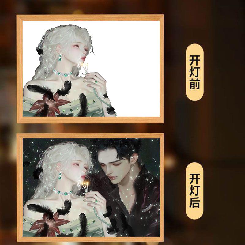 流氓叙事剧本杀程聿怀羌青瓷周边灯光画 画黛利拉阿奇桌面伴睡小