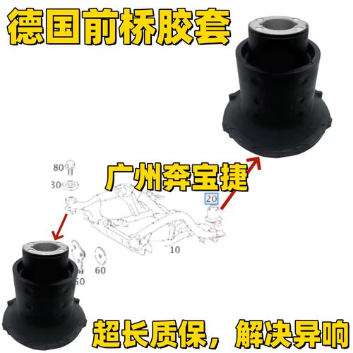 适用奔驰ML350 ML500 GL350GL400 GLS166前桥元宝梁衬套 前桥胶套