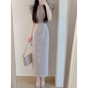 夏季 女 穿搭酷盐系时尚 减龄网红炸街可盐可甜港风复古chic两件套装