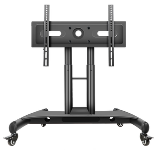 电视支架落地矮移动推车舞台主席台会议反看俯仰角提词器支架98