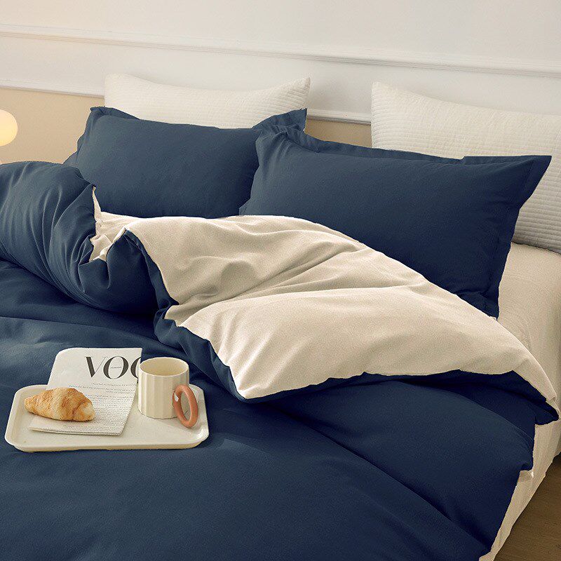 被单被套单人宿舍学生被罩四件套秋冬床上用品加厚床单y三厂家