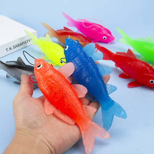 软胶大号仿真鲤鱼玩具海洋动物鱼类儿童戏水捞鱼玩具金龙鱼小金鱼