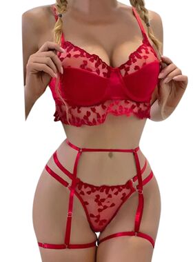 Sexy embroidered one-piece lingerie forwomen性感刺绣连体内衣