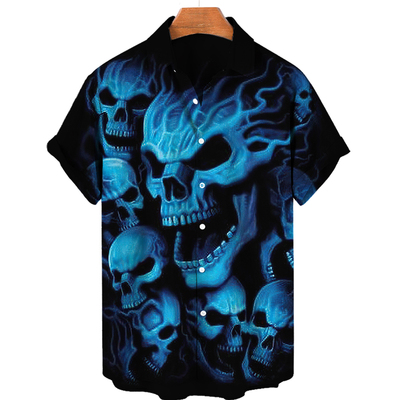 印花衬衫男印花衬衫男