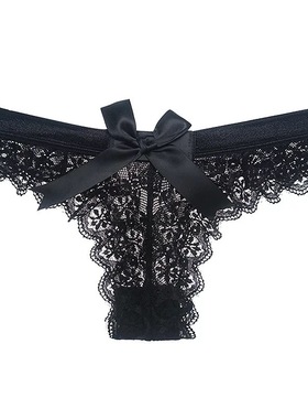 Fashion lace low waist tight thong时尚蕾丝低腰紧身丁字裤女士