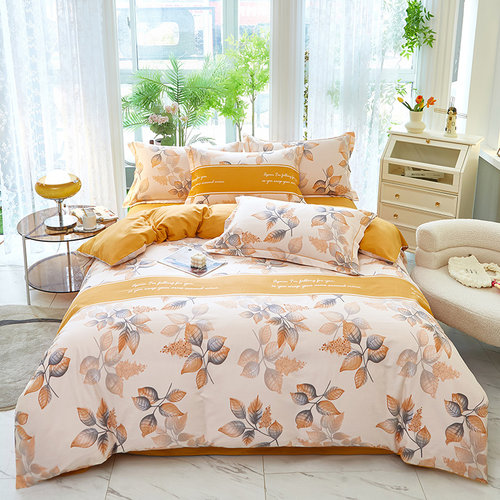 秋冬加厚全棉磨毛被套单件被罩100纯棉1.6米1.8米被套床单四件套