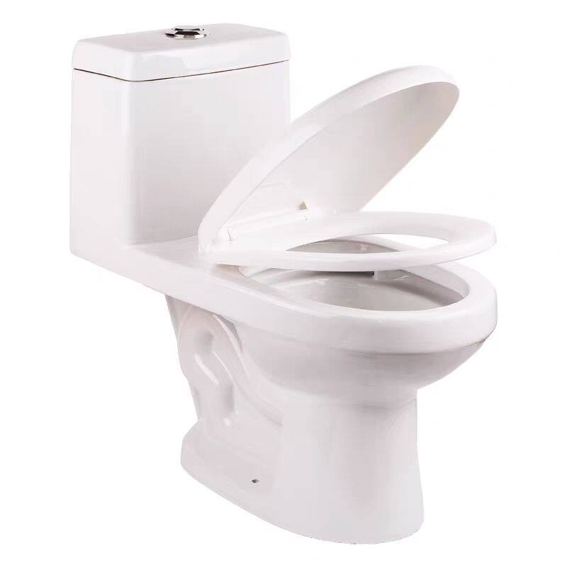 家用马桶虹吸式卫浴坐便器双孔陶瓷静音小户型口径坐厕卫生间防臭