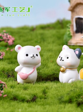 挎包松鼠恐龙创意摆件树脂品摆件