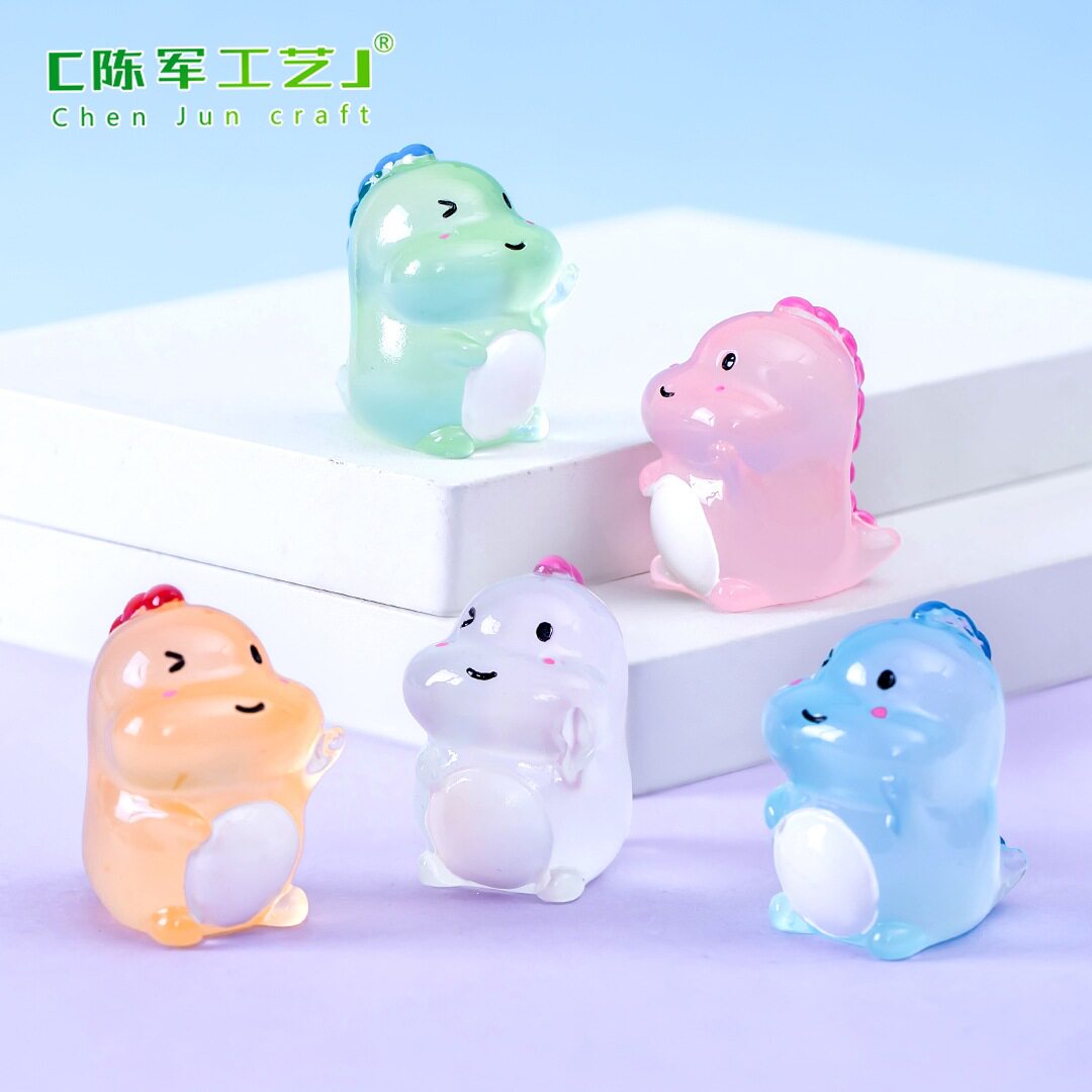 色恐龙公仔园艺造景装饰品配件桌