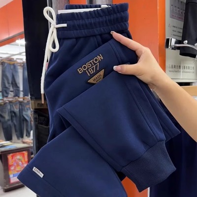 小个子高腰宽松显瘦束脚哈伦裤