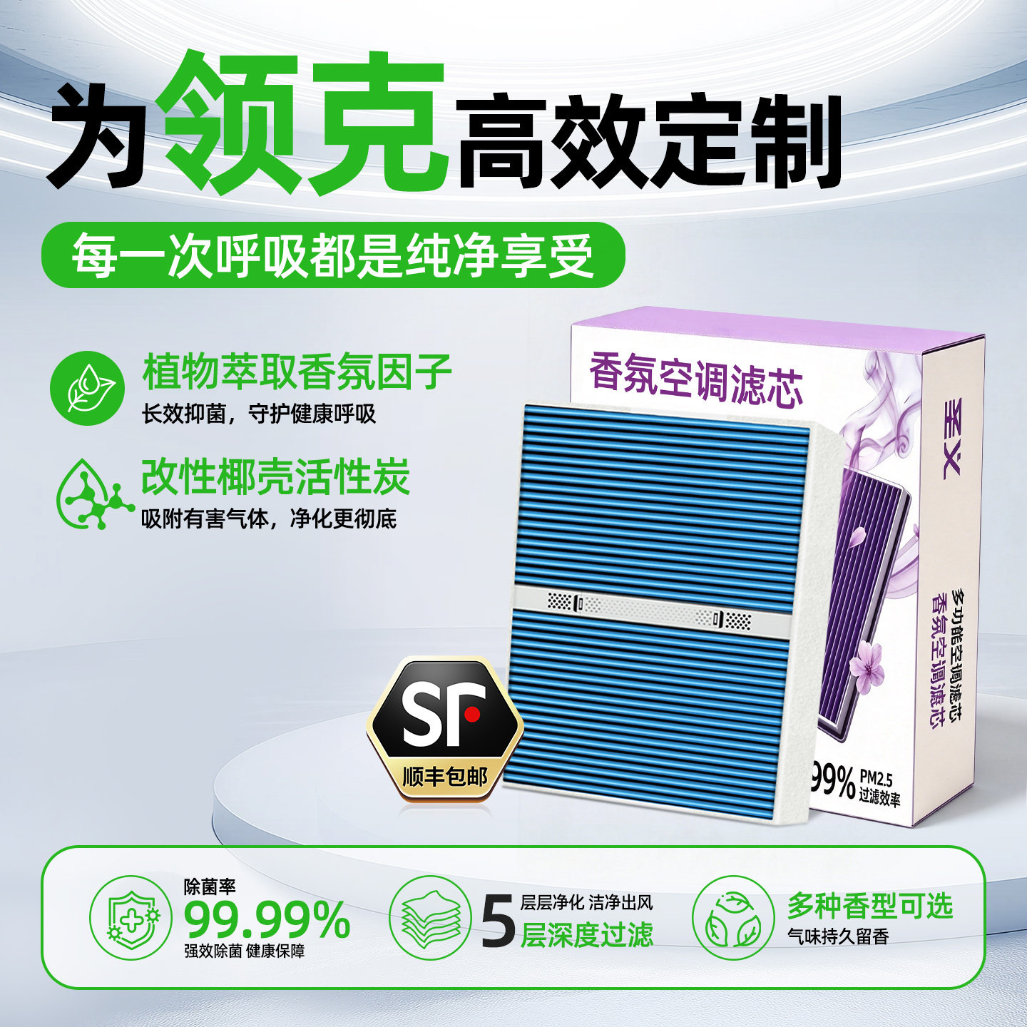 【领克专用】香薰空调滤芯图片