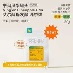 WonderWander宁洱凤梨罐头 云南手冲咖啡豆 云南宁洱精品玩哒玩豆
