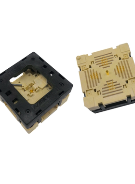 厂家QFN32老化座 5x5间距烧录座 ICSOCKET QFN32-0.5下压测试座