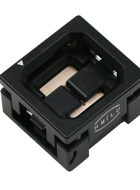 定制QFN20-0.4-3*3合金下压测试座MCU芯片调试烧录