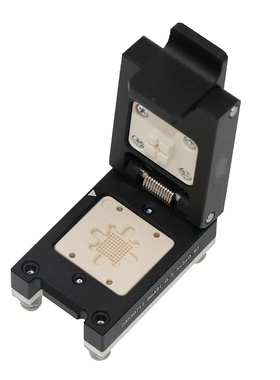 定制BGA81-0.8测试座芯片尺寸8x8mm可应对2Ghz高频测试SOC CPU