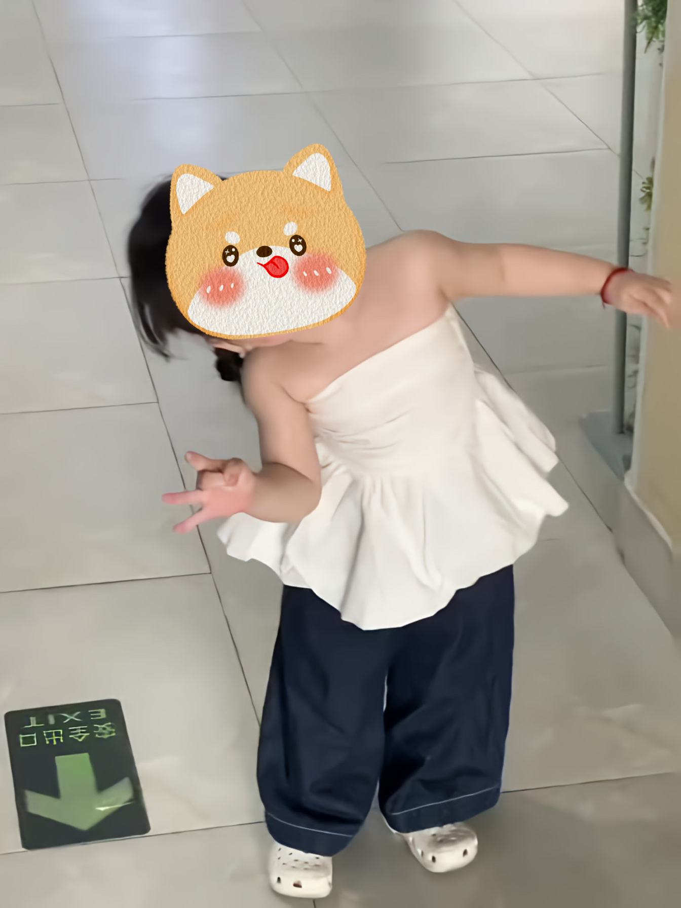 女童夏季新款韩版设计感抹胸背心荷叶边裙毛边牛仔裤套装