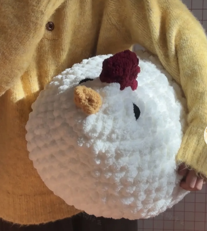 成品小鸡毛线玩偶手工钩织母婴安抚儿童毛绒玩具星露谷礼物