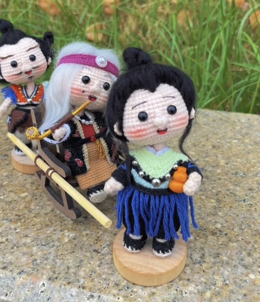 新款西游记玩偶diy编织材料包毛线钩针自制摆件