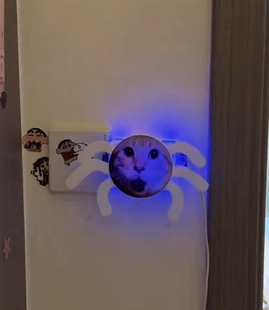 新款哈基米曼波版关灯神器声控灯创意智能语音玩具粘上即用