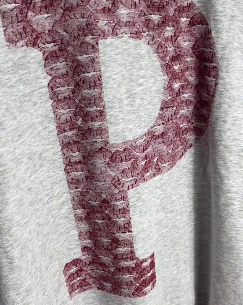 v字唇印卫衣diy口红印保护剂带牛皮纸字母模板防掉色口红固色保护