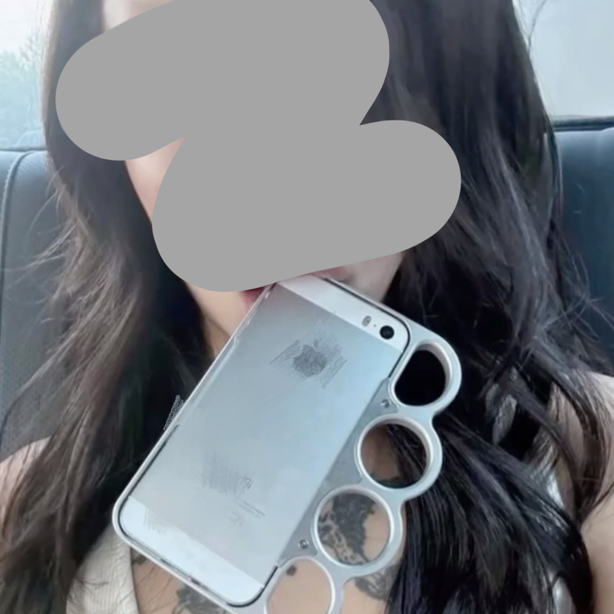 个性新款2026指环防摔指虎手机壳亚文化古早多种型号苹果iphone