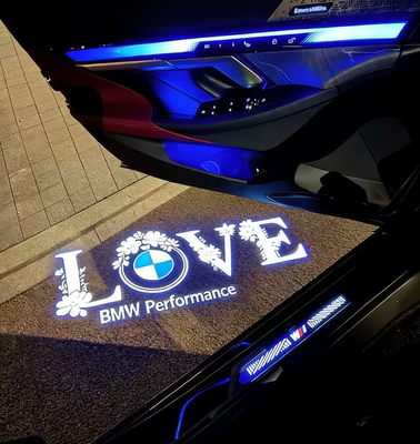 宝马车门迎宾灯3系5系X1X3X4X5X6X7汽车改装饰车门感应投影氛围灯