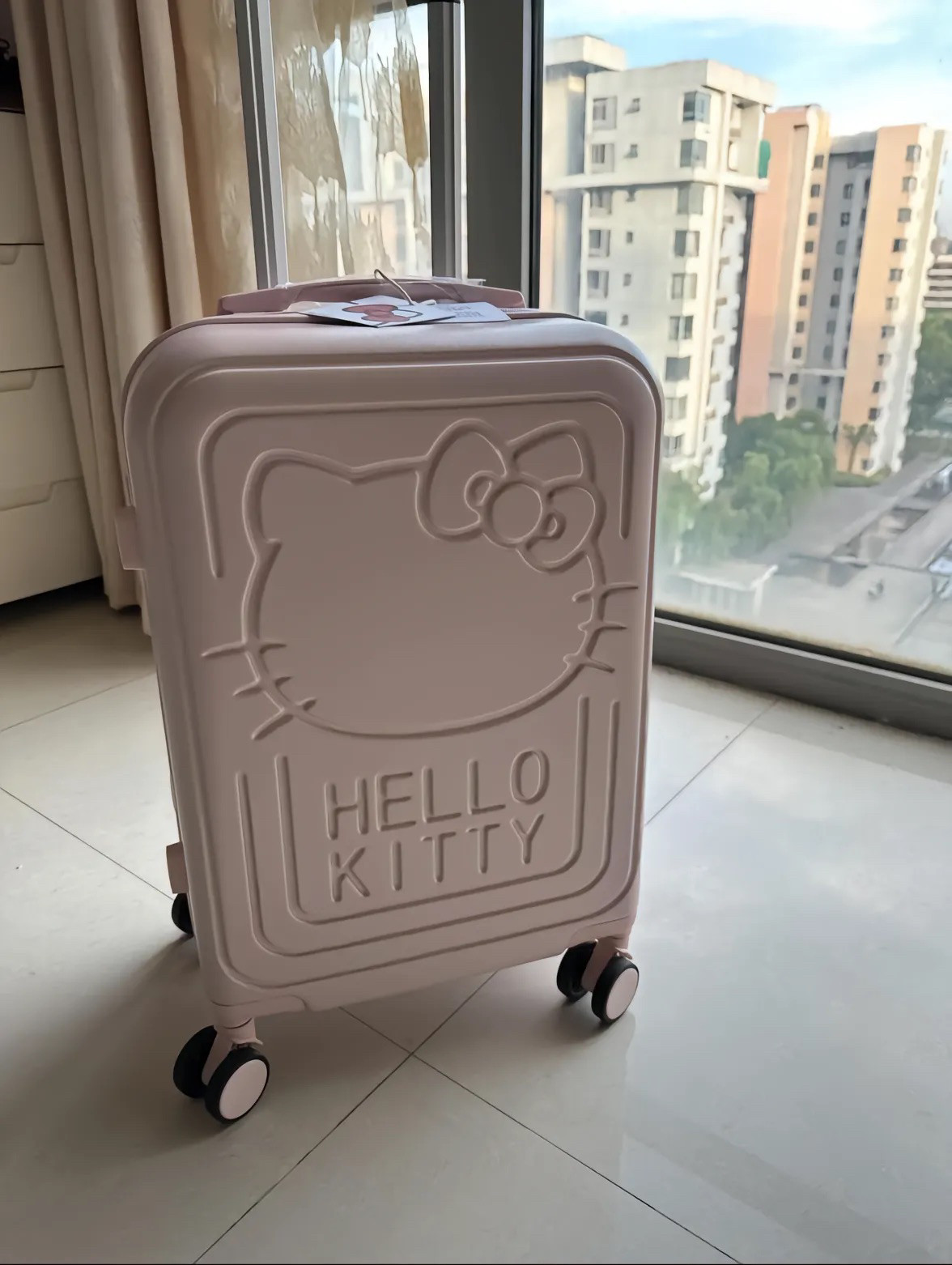 卡通HelloKitty行李箱女学生可爱粉色拉杆箱kt猫行李箱加厚旅行箱