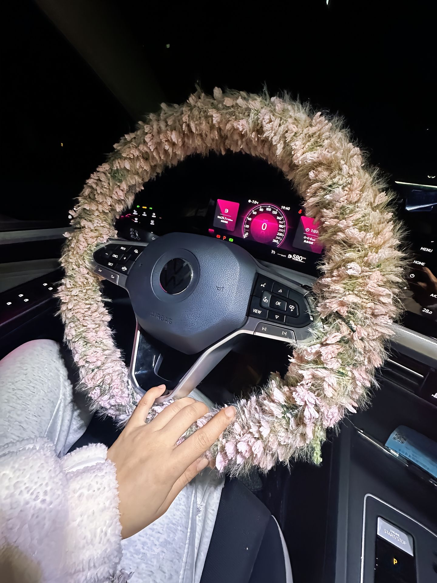 新款手工编织diy方向盘保护套手混毛线团自由组合装