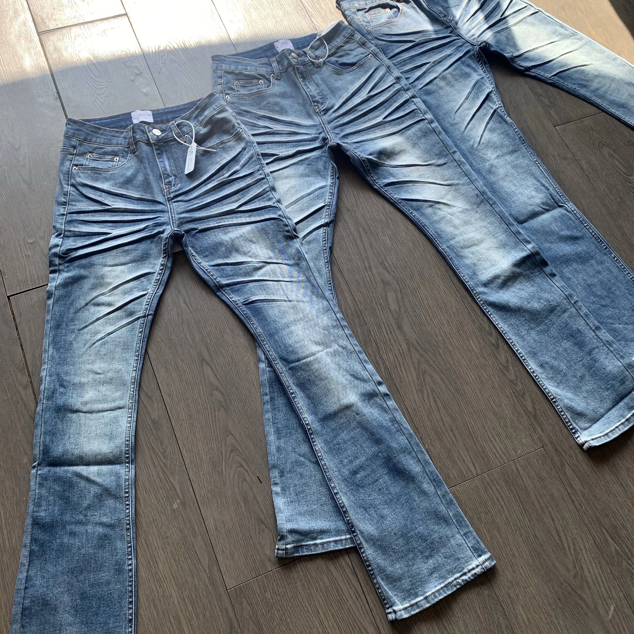 纪璇家 jeX Cleanfit风格压皱猫须冰蓝牛 上身无敌 全码现货,男装,牛仔裤,淘宝优惠券,粉丝福利购,淘宝优惠卷