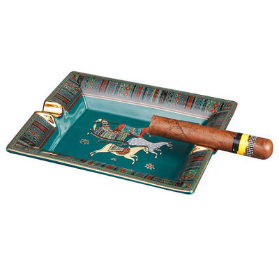 LUXFO朗佑陶瓷复古雪茄烟缸个性创意便携灭烟器办公室家用AS-300
