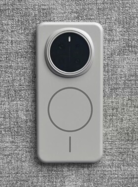 极致灰调美学钛灰色柔润Beats同款细圈磁吸适用荣耀magic7pro手机壳硬华为mate70/60pro薄nova12/3小米15男14