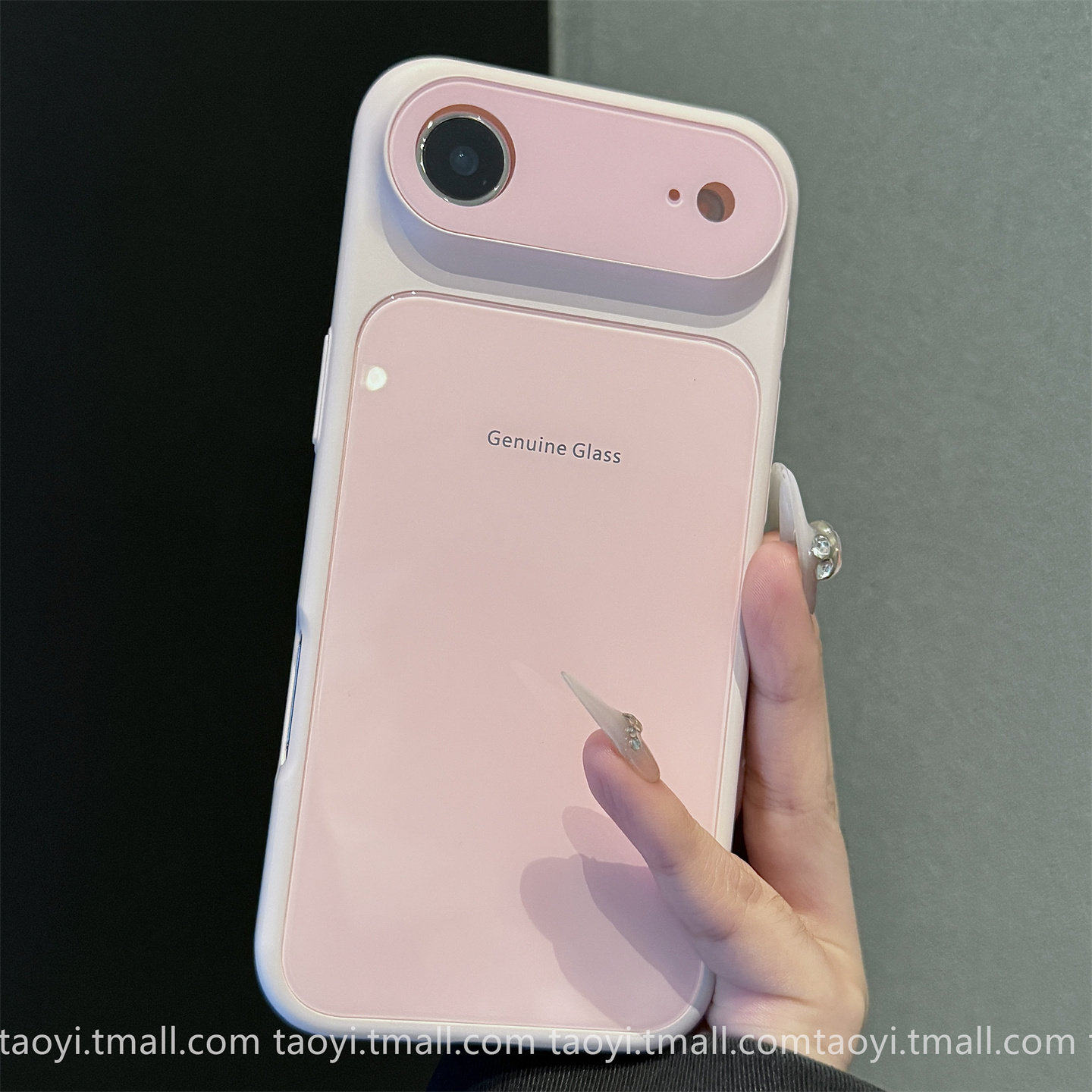 轻奢风秒变17大视窗冰晶玻璃苹果Air适用iPhone17promax手机壳16/15光面耐脏14硅胶防摔32全包镜头极简磨砂硬