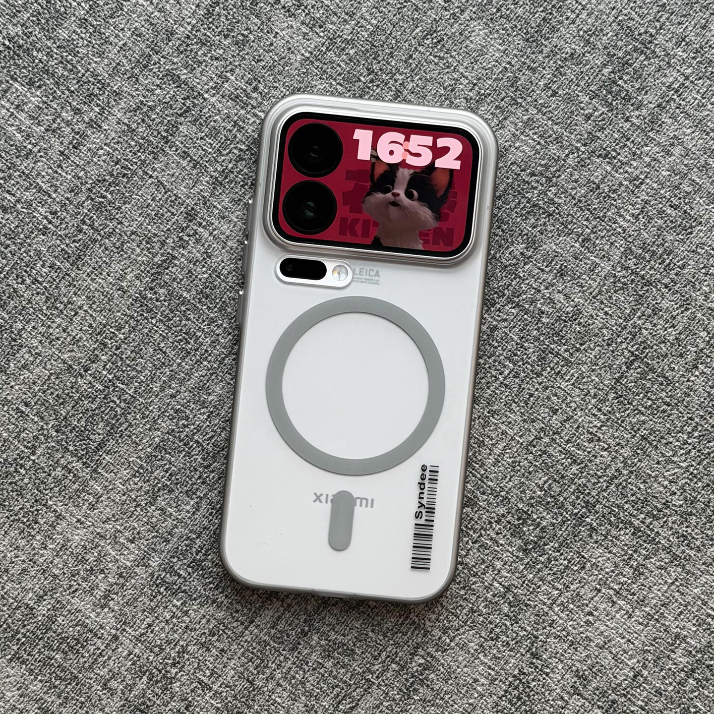 【真不挡广角】小米17promax手机壳冰雾柔砂磁吸小米17Pro磁吸充电字母条形码金属按键高级感十七亚克力超薄+