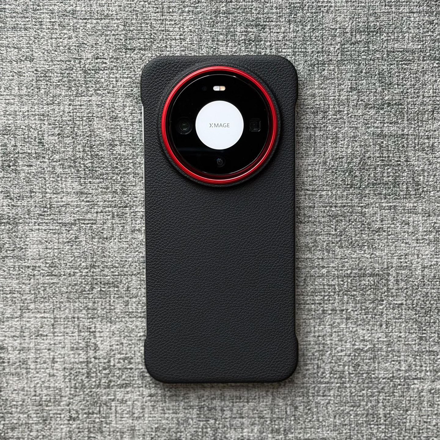 高级轻奢荔枝纹浮雕防滑无边框磁吸散热适用华为mate80pro手机壳pura70/60+新nova13荣耀400半包Magic87power