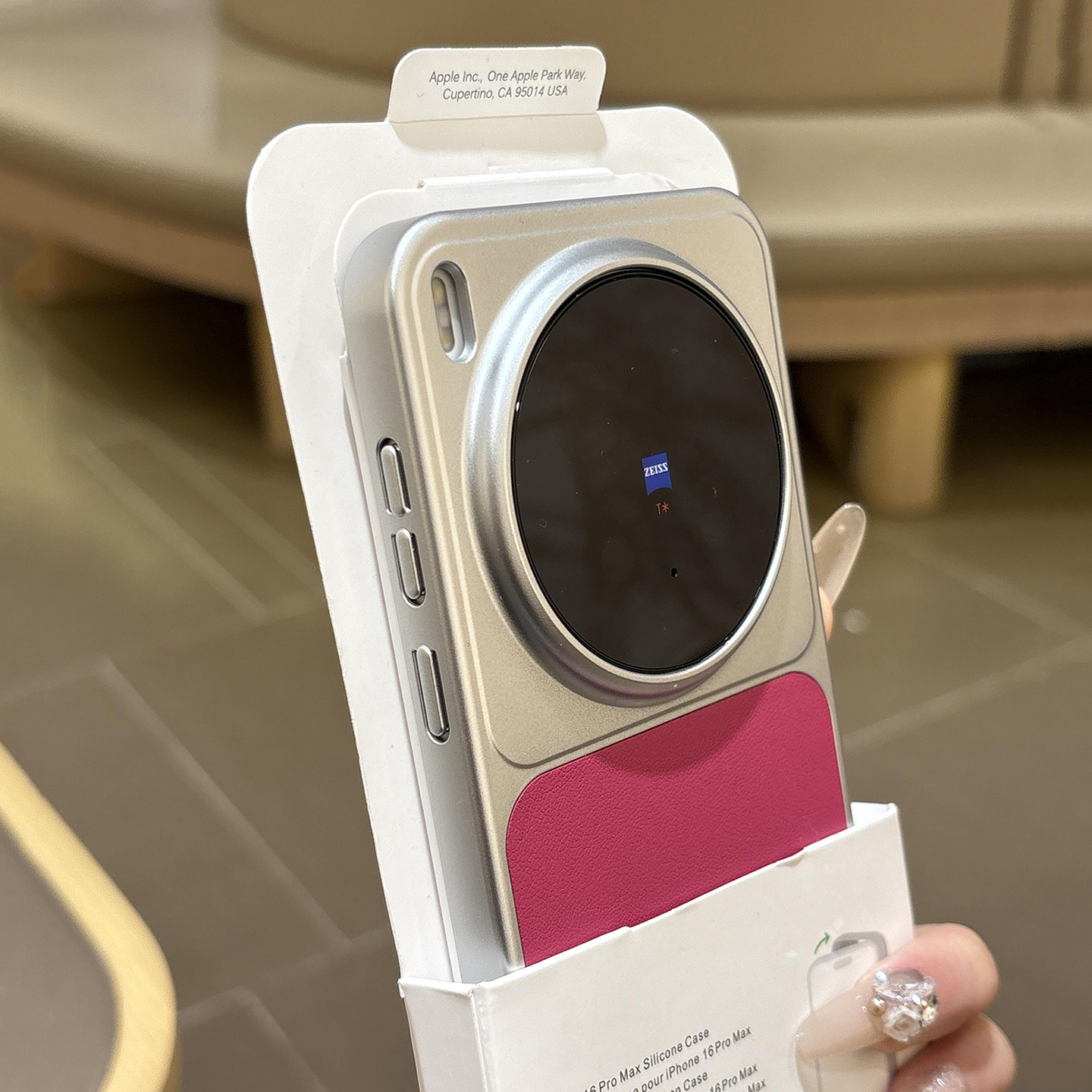 秒变17大视窗真皮质感荔枝素皮纹适用vivoX300Pro手机壳OPPOfindx9浮雕防滑华为mate80/70air硬magic8proAir