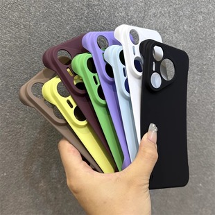 100散热nova13硬Magic7pro套80 酒红色无边框半包手机壳适用华为mate70 30s荣耀200 40i p80裸机感超薄X50