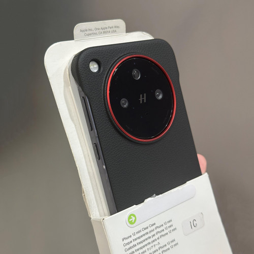 高级感荔枝皮纹无边框半包硬壳