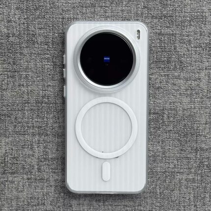 瓦楞光栅冰雾磨砂白磁吸X300手机壳OPPO适用Findx9/x8s+文艺X6/x7Ultra薄Reno13亚克力4s一加Ace5好看X200pro