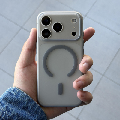 0.07超薄磨砂tpu拜耳抗黄金属按键磁吸充电适用苹果17promax手机壳iPhone16/15plus/14/13/12软+透明裸机全包