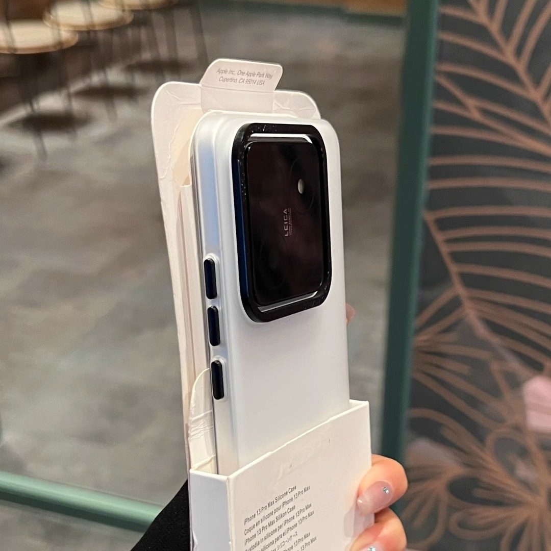 高级感磨砂白透明亚克力冰雾硬壳适用小米14手机壳13不包镜头大孔14Pro金属镜框13pro雾面好看新款潮网红超薄