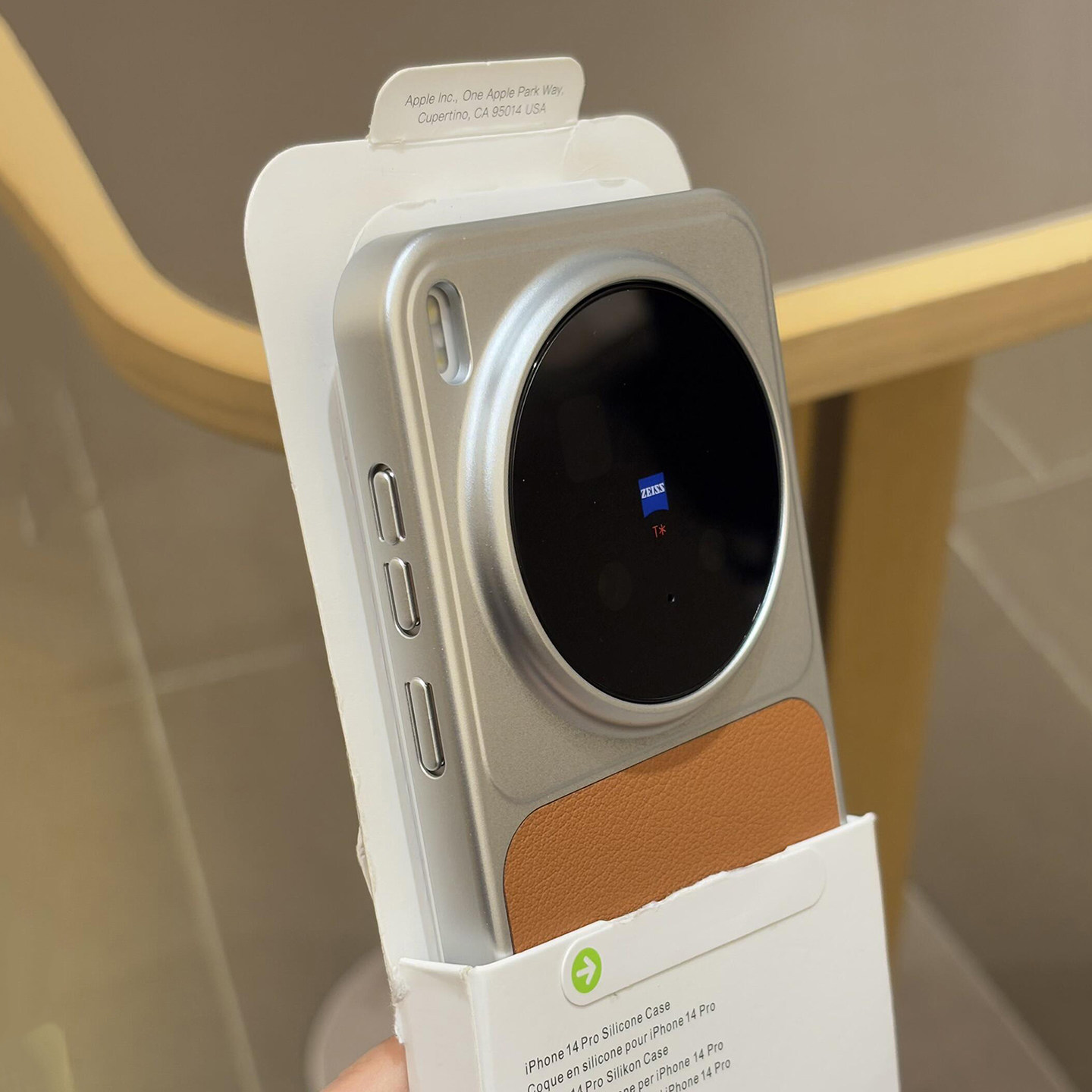 秒变17大视窗真皮质感荔枝素皮纹适用vivoX300Pro手机壳OPPOfindx9浮雕防滑华为mate80/70air硬magic8proAir