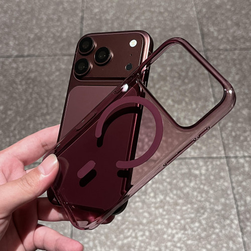 超火新色冰川蓝苹果18promax现货冰晶透明磁吸适用iPhone17Pro裸机感16/15超薄全包1432大孔不会发黄plus硬女