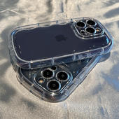 可爱小胖墩肥皂壳椭圆形适用15Pro小米13手机壳Note14气囊12防摔11透明civi3全包Turbo4红米K70 K60个性 k8090