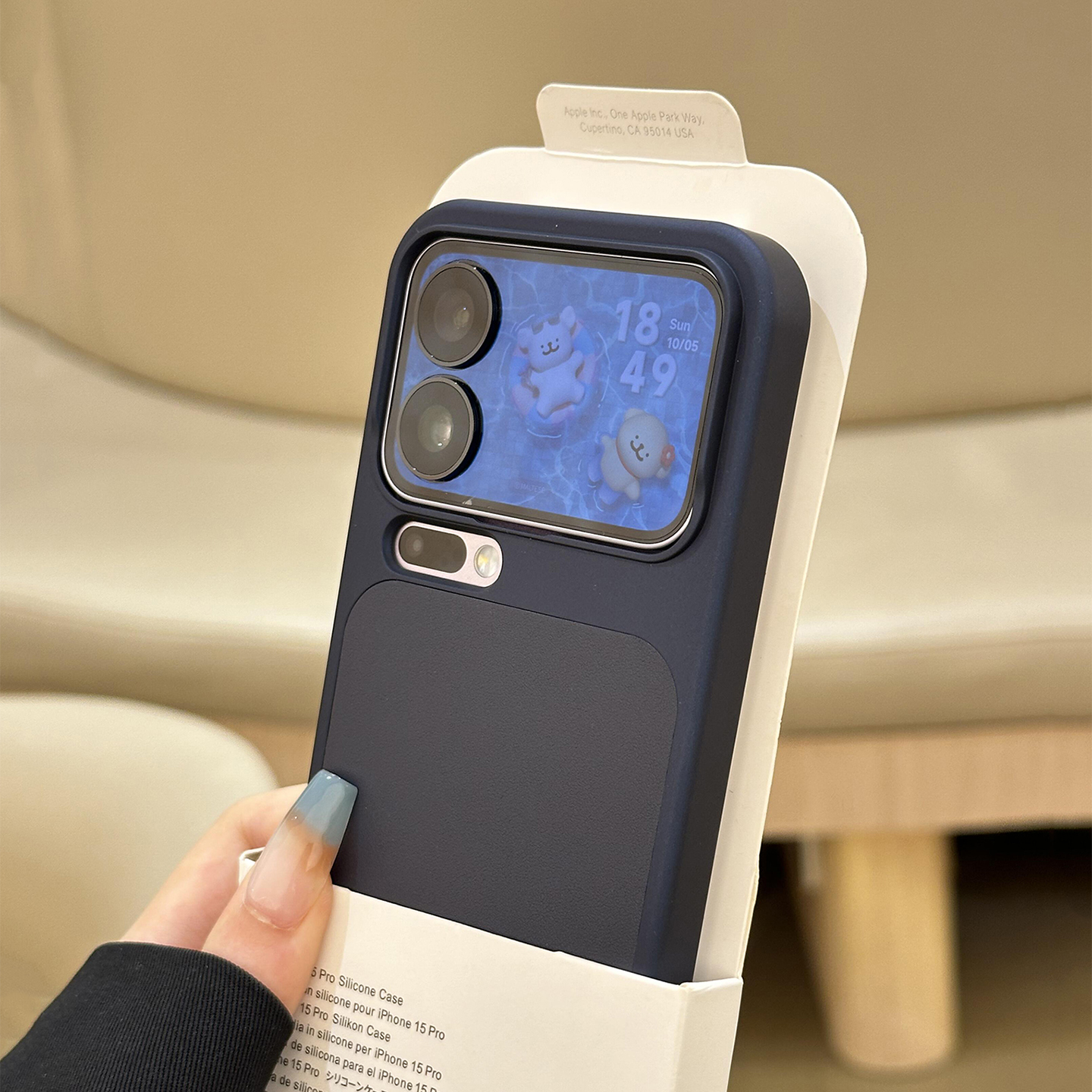 秒变17电镀荔枝素皮纹相机磁吸硬