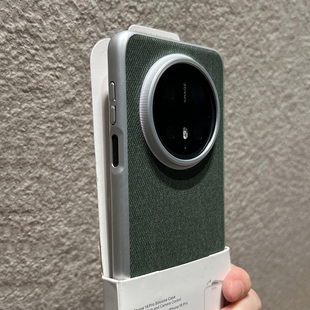 冬日毛麻布料防滑绒面防寒磁吸适用华为mate80手机壳mate60pro新pura70荣耀magic8/500小米15文艺14Ultra硬17