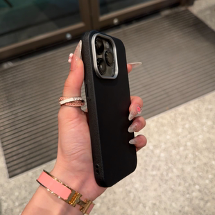 高级感立体素皮纹浮雕手感硅胶软适用小米15手机壳14pro新civi2防摔mix4红米K70/650荔枝纹Note11/12T/14pro+