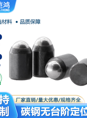 GN614.3-NI 光身球头柱塞 无台阶波珠定位弹簧销 弹顶珠 定位波珠